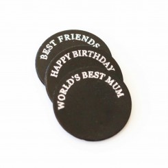 Top Half Engraved Plate - Choose Your Wording - to fit 3cm Lockets